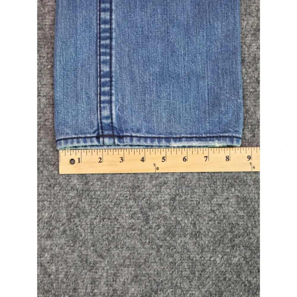 True Religion Rainbow Bobby‎ Jeans Mens 31x33 Blue Straight Leg Made in USA